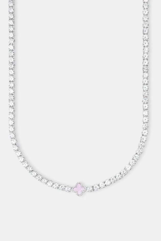 Light Green Motif Tennis Chain - Image 2